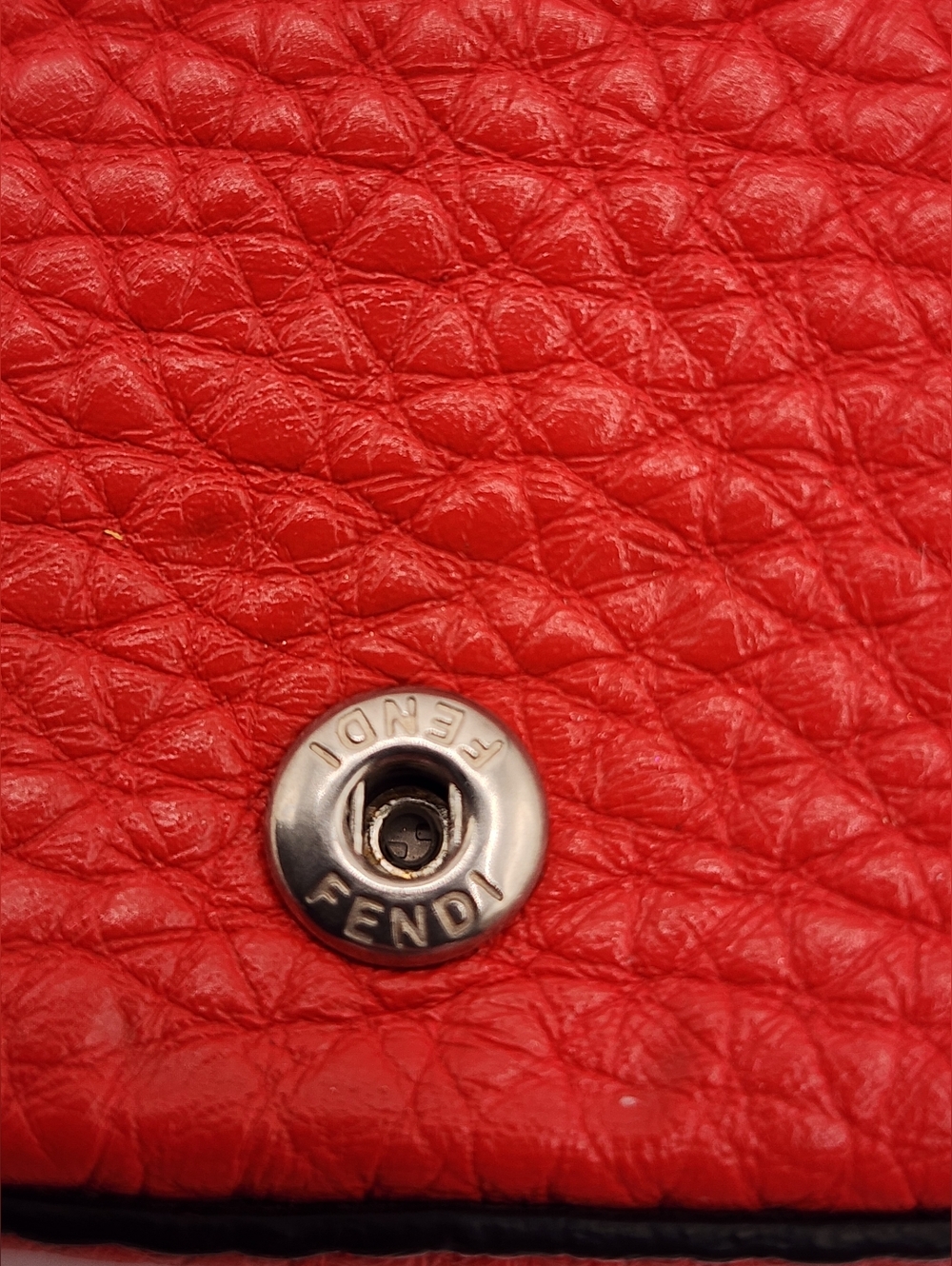 Fendi Poppy Pebbled Nano Baguette - Picture 5 of 11